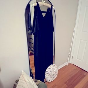 Long black event dress